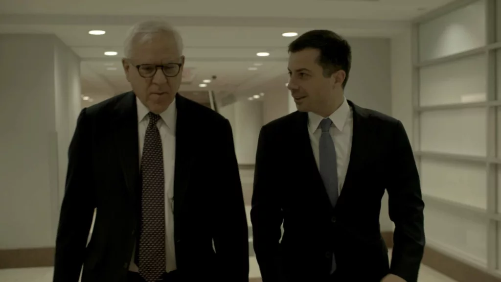 Pete Buttigieg and David Rubenstein